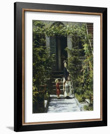 Little Flower Girl, 1862-Filippo Carcano-Framed Giclee Print