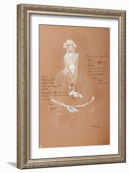 Little Flower Girl-Susan Adams-Framed Giclee Print