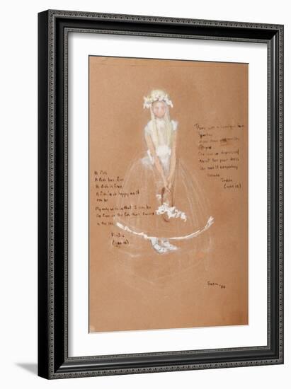 Little Flower Girl-Susan Adams-Framed Giclee Print