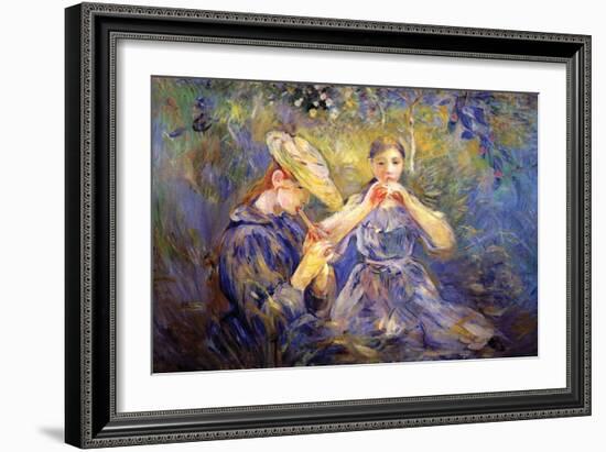 Little Flute Players-Berthe Morisot-Framed Art Print