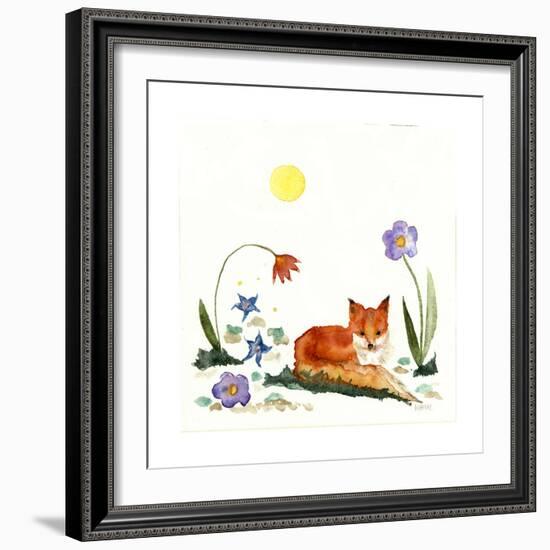 Little Fox in the Garden-Wyanne-Framed Giclee Print