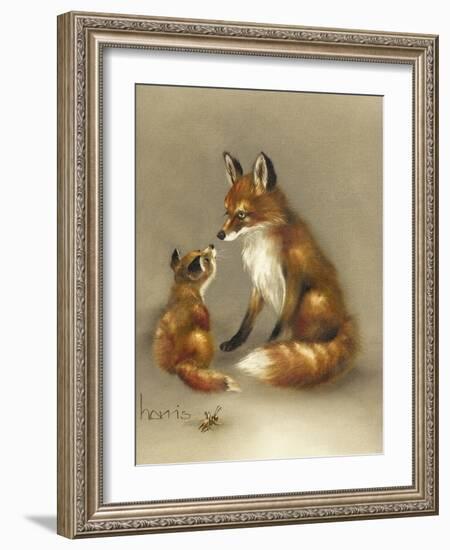 Little Fox Lost-Peggy Harris-Framed Giclee Print