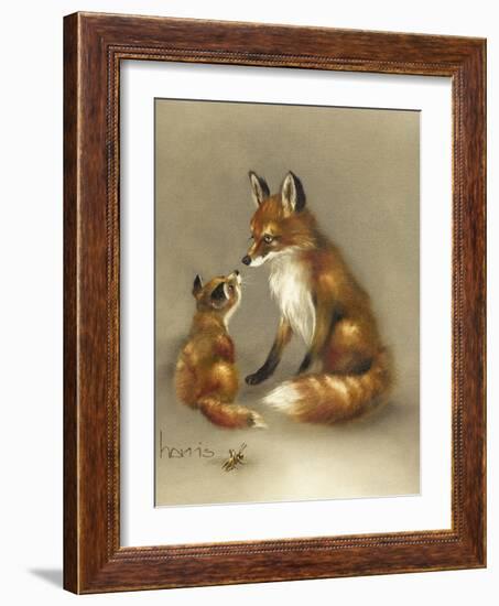 Little Fox Lost-Peggy Harris-Framed Giclee Print