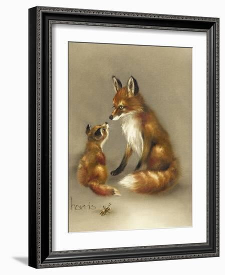 Little Fox Lost-Peggy Harris-Framed Giclee Print