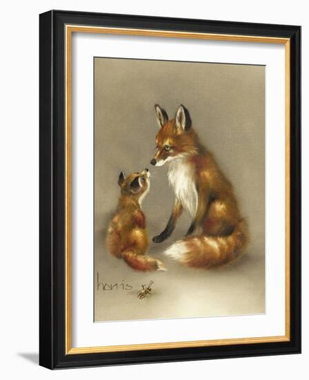 Little Fox Lost-Peggy Harris-Framed Giclee Print