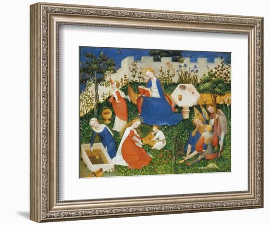 Little Garden of Paradise (Das Paradiesgärtlein)-Upper Rhenish Master-Framed Giclee Print