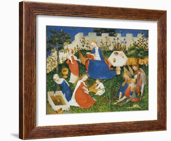 Little Garden of Paradise (Das Paradiesgärtlein)-Upper Rhenish Master-Framed Giclee Print