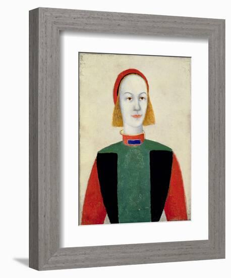 Little Girl, 1932-Kasimir Malevich-Framed Giclee Print