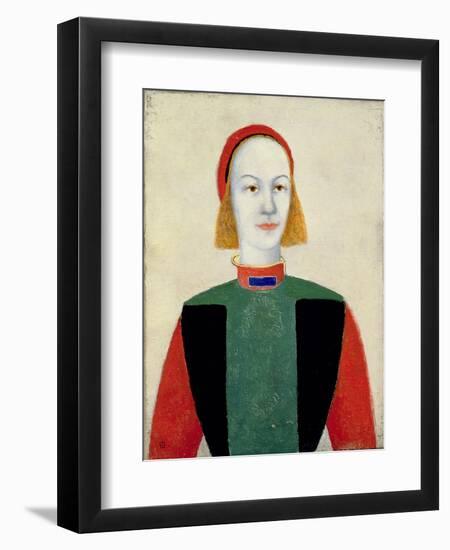 Little Girl, 1932-Kasimir Malevich-Framed Giclee Print