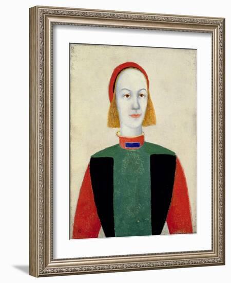 Little Girl, 1932-Kasimir Malevich-Framed Giclee Print