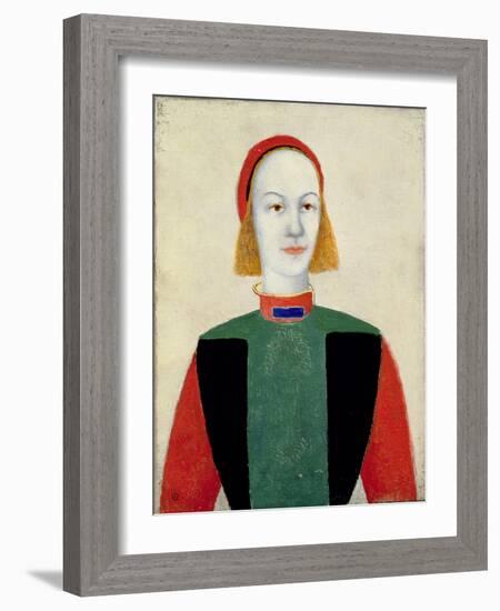 Little Girl, 1932-Kasimir Malevich-Framed Giclee Print