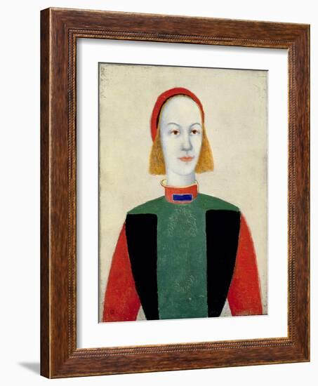 Little Girl, 1932-Kasimir Malevich-Framed Giclee Print