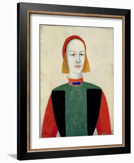 Little Girl, 1932-Kasimir Malevich-Framed Giclee Print