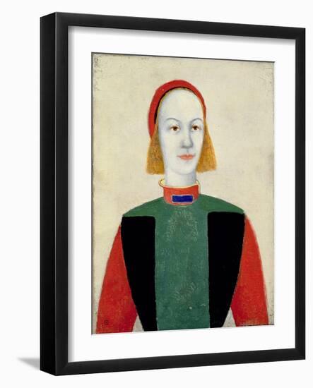 Little Girl, 1932-Kasimir Malevich-Framed Giclee Print