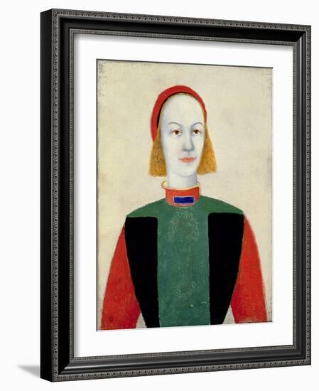 Little Girl, 1932-Kasimir Malevich-Framed Giclee Print