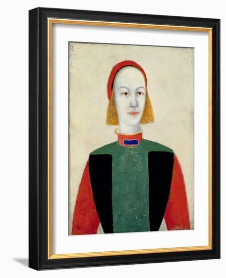 Little Girl, 1932-Kasimir Malevich-Framed Giclee Print