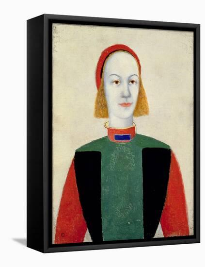 Little Girl, 1932-Kasimir Malevich-Framed Premier Image Canvas