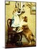 Little Girl and Her Sheltie, 1892-Charles Burton Barber-Mounted Giclee Print