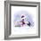 Little Girl and Penguin 2-MAKIKO-Framed Giclee Print