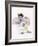 Little Girl Dressed as Cupid Holding a Drawn Bow-Nora Hernandez-Framed Giclee Print