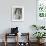 Little Girl Leaning on Ladder-null-Framed Photo displayed on a wall