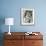 Little Girl Leaning on Ladder-null-Framed Photo displayed on a wall