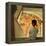 Little Girl Looking Downstairs at Christmas Party-Norman Rockwell-Framed Premier Image Canvas