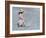 Little Girl Playing in Water on Beach-Nora Hernandez-Framed Giclee Print