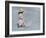 Little Girl Playing in Water on Beach-Nora Hernandez-Framed Giclee Print