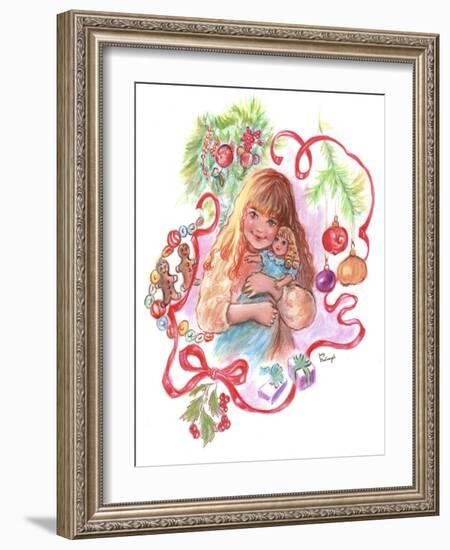 Little Girl's Christmas-Judy Mastrangelo-Framed Giclee Print