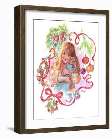 Little Girl's Christmas-Judy Mastrangelo-Framed Giclee Print