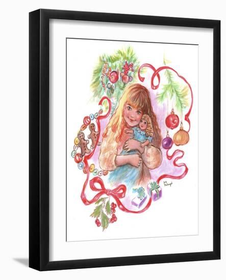 Little Girl's Christmas-Judy Mastrangelo-Framed Giclee Print