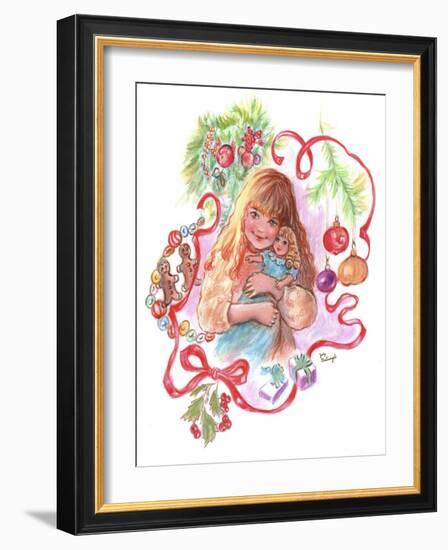 Little Girl's Christmas-Judy Mastrangelo-Framed Giclee Print