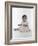 Little Girl Sitting with Flower Tucked Behind Her Ear-Nora Hernandez-Framed Giclee Print