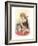 Little Girl with Cat-null-Framed Art Print