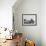 Little Girl with Her Kitten and Brother Looking on at Wreckage After Tornado-Grey Villet-Framed Photographic Print displayed on a wall