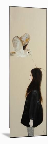Little Girl with Owl, 2016-Susan Adams-Mounted Giclee Print