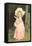 Little Girl with Rabbit-null-Framed Stretched Canvas