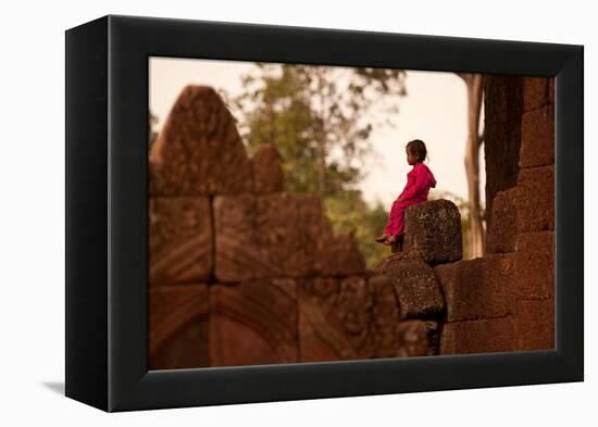 Little Girl-Erin Berzel-Framed Premier Image Canvas