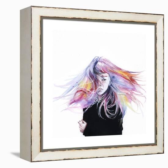 Little Girl-Agnes Cecile-Framed Stretched Canvas