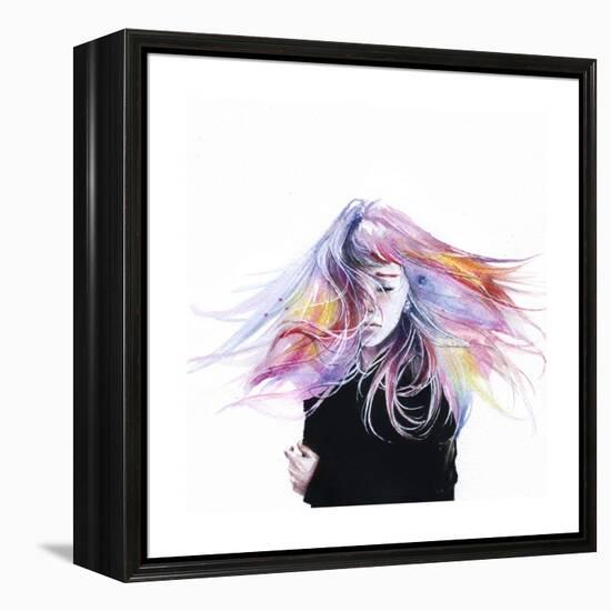 Little Girl-Agnes Cecile-Framed Stretched Canvas