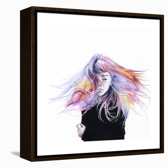 Little Girl-Agnes Cecile-Framed Stretched Canvas