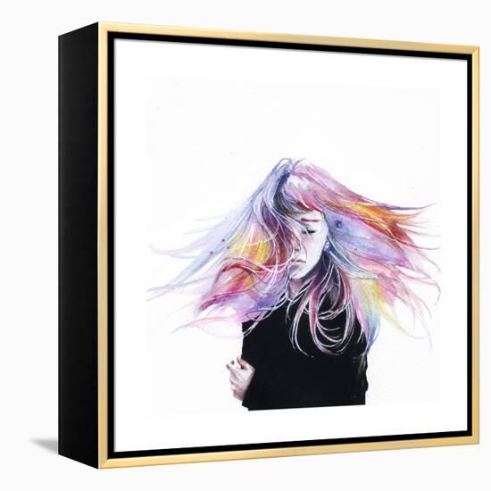 Little Girl-Agnes Cecile-Framed Stretched Canvas