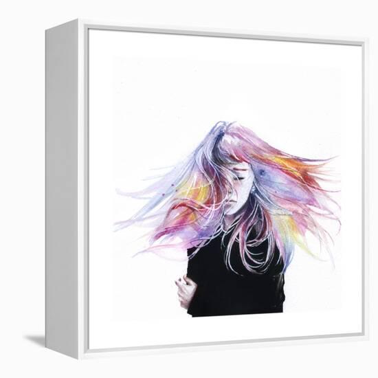 Little Girl-Agnes Cecile-Framed Stretched Canvas