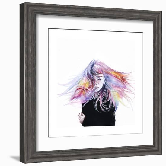 Little Girl-Agnes Cecile-Framed Art Print