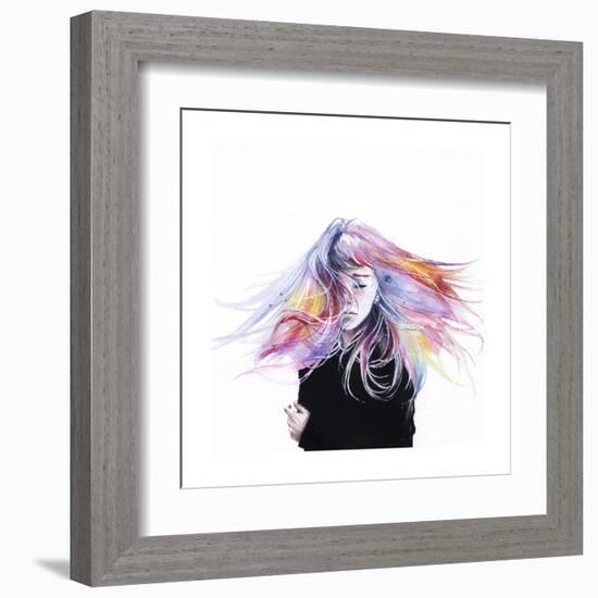 Little Girl-Agnes Cecile-Framed Art Print