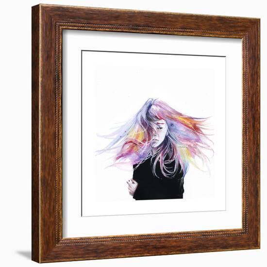 Little Girl-Agnes Cecile-Framed Art Print