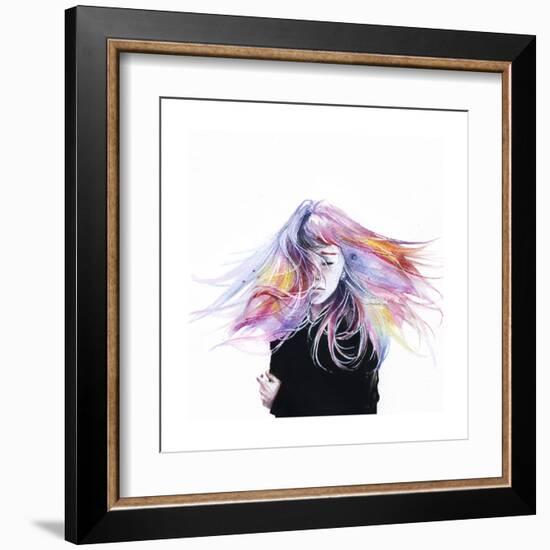 Little Girl-Agnes Cecile-Framed Art Print