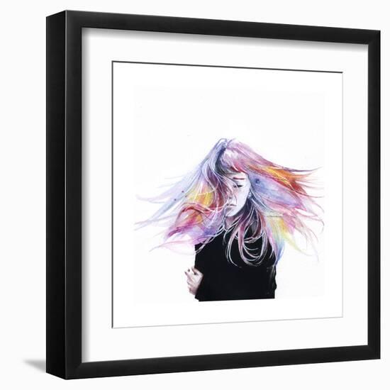 Little Girl-Agnes Cecile-Framed Art Print