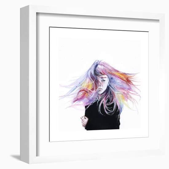 Little Girl-Agnes Cecile-Framed Art Print